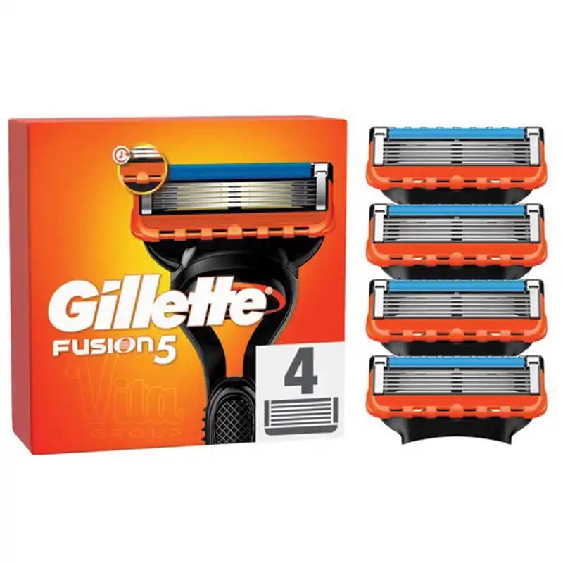 تیغ یدک فیوژن Fusion ژیلت بسته 4 عددی
