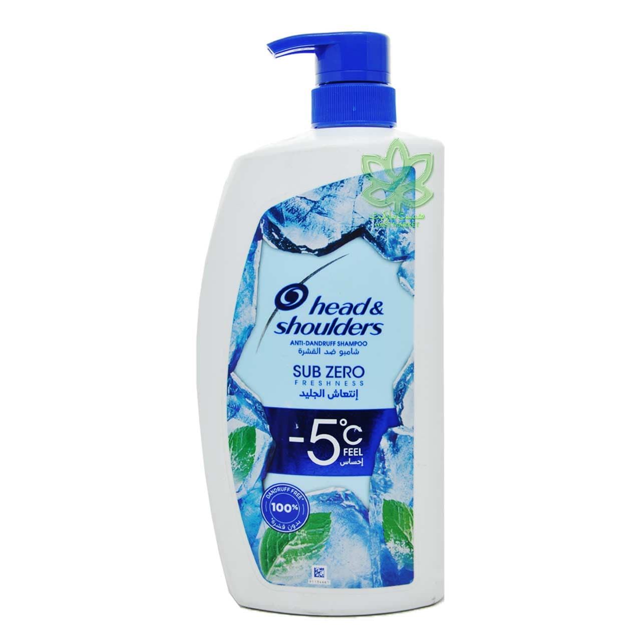شامپو ضد شوره سر و بدن خیلی خنک ساب زیرو 1 لیتر پمپی هد اند شولدرز – head & shoulders