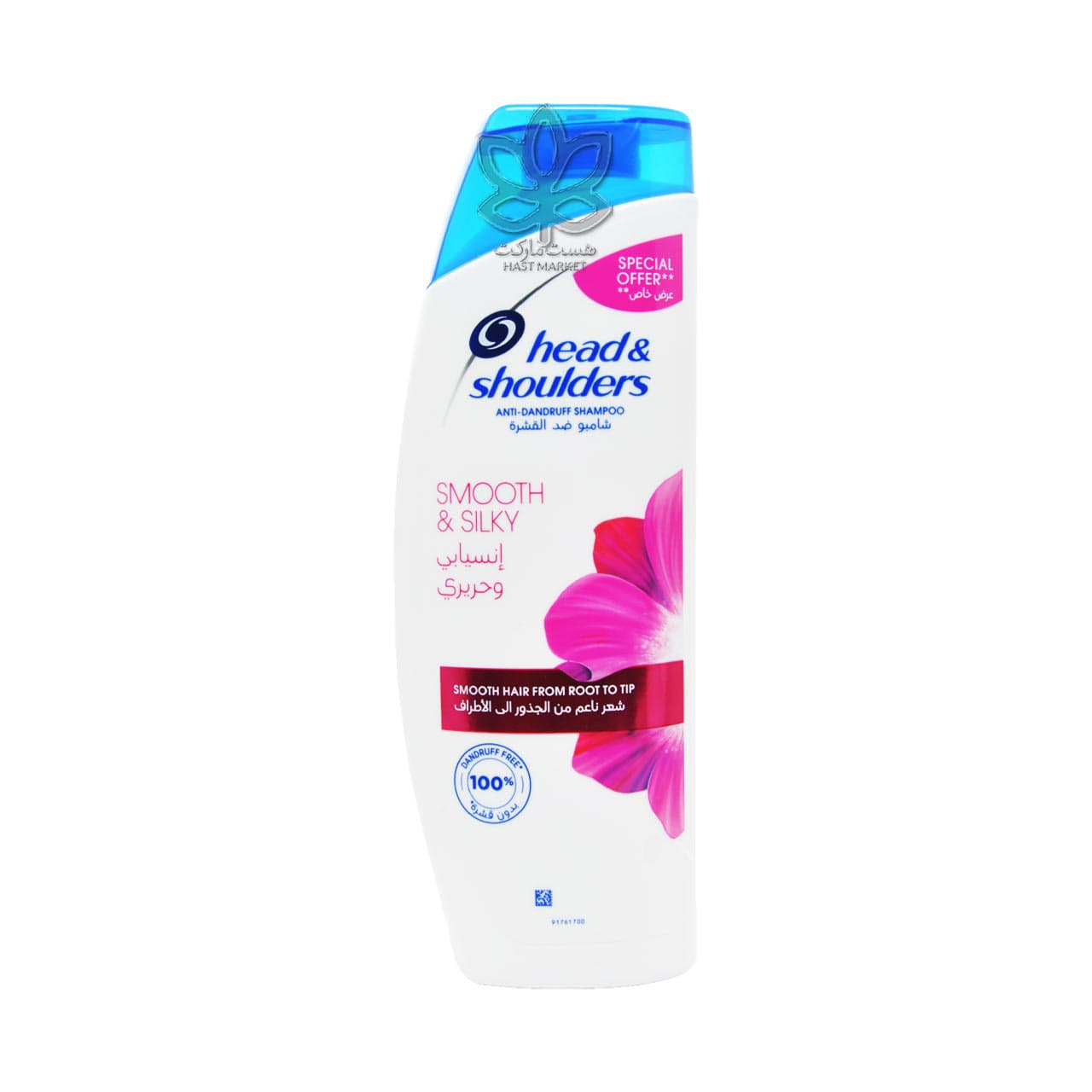 شامپو ضد شوره صاف کننده مو اسموت سیلک 350 میل هد اند شولدرز – head & shoulders — تصویر ۵