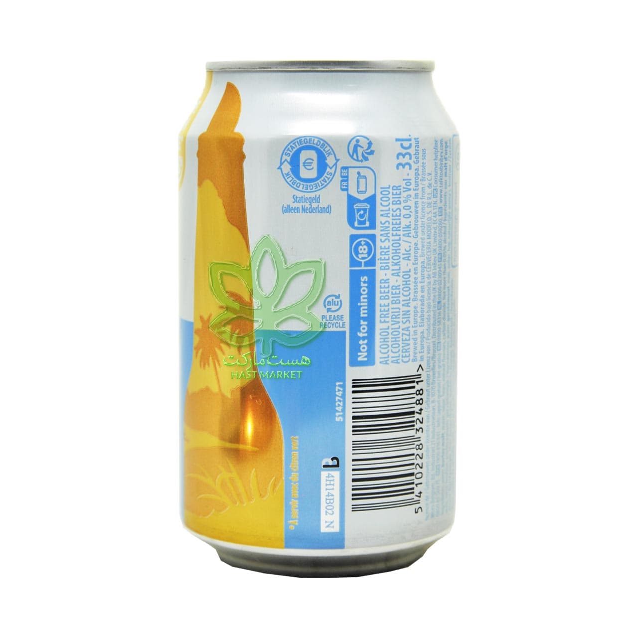 مائ الشعیر کرونا بدون الکل قوطی 330 میل – corona — تصویر ۳