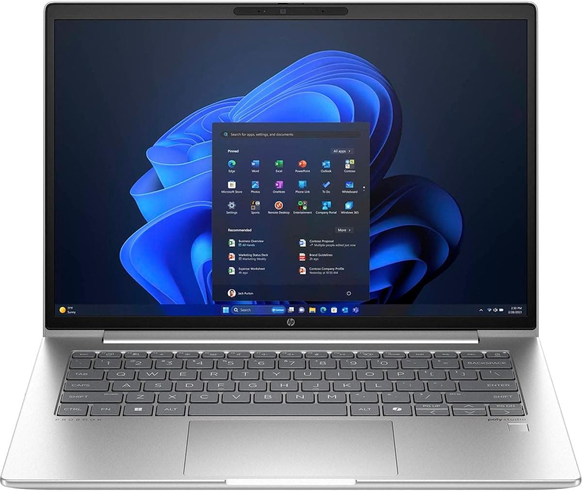 لپ تاپ اچ پی استوک HP probook 445 G11 Ryzen5-7535U 16GB 512GB ssd AMD Radeon — تصویر ۵