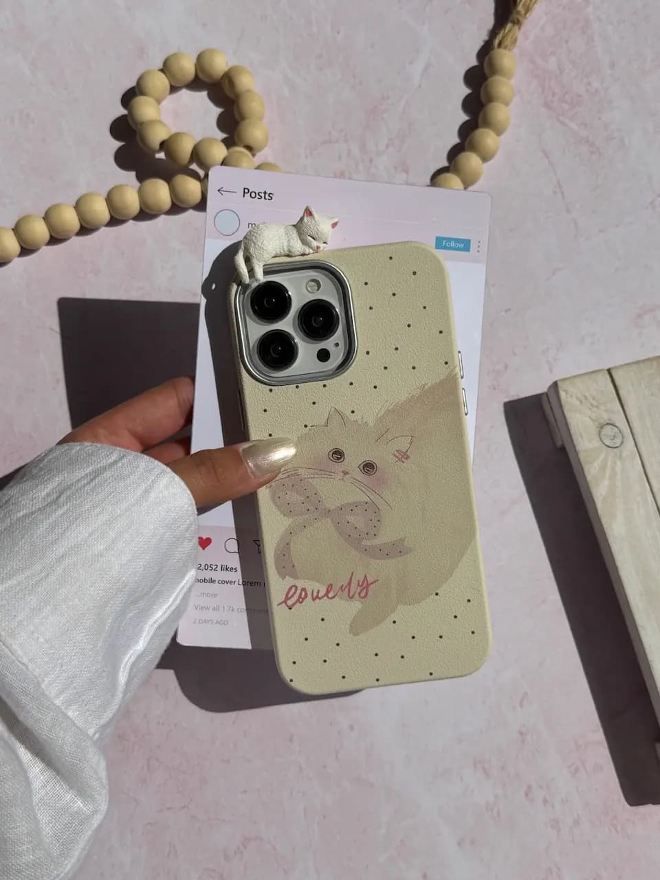 قاب گربه پرشین آیفون (کدC2101) — تصویر ۳