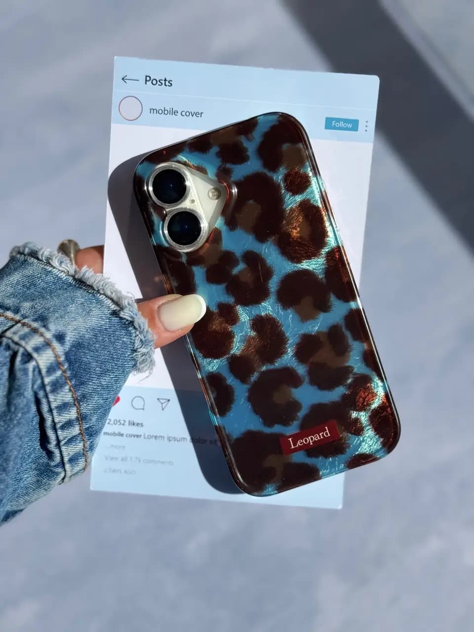 قاب Aqua Leopard آیفون (کدC2088) — تصویر ۱۰