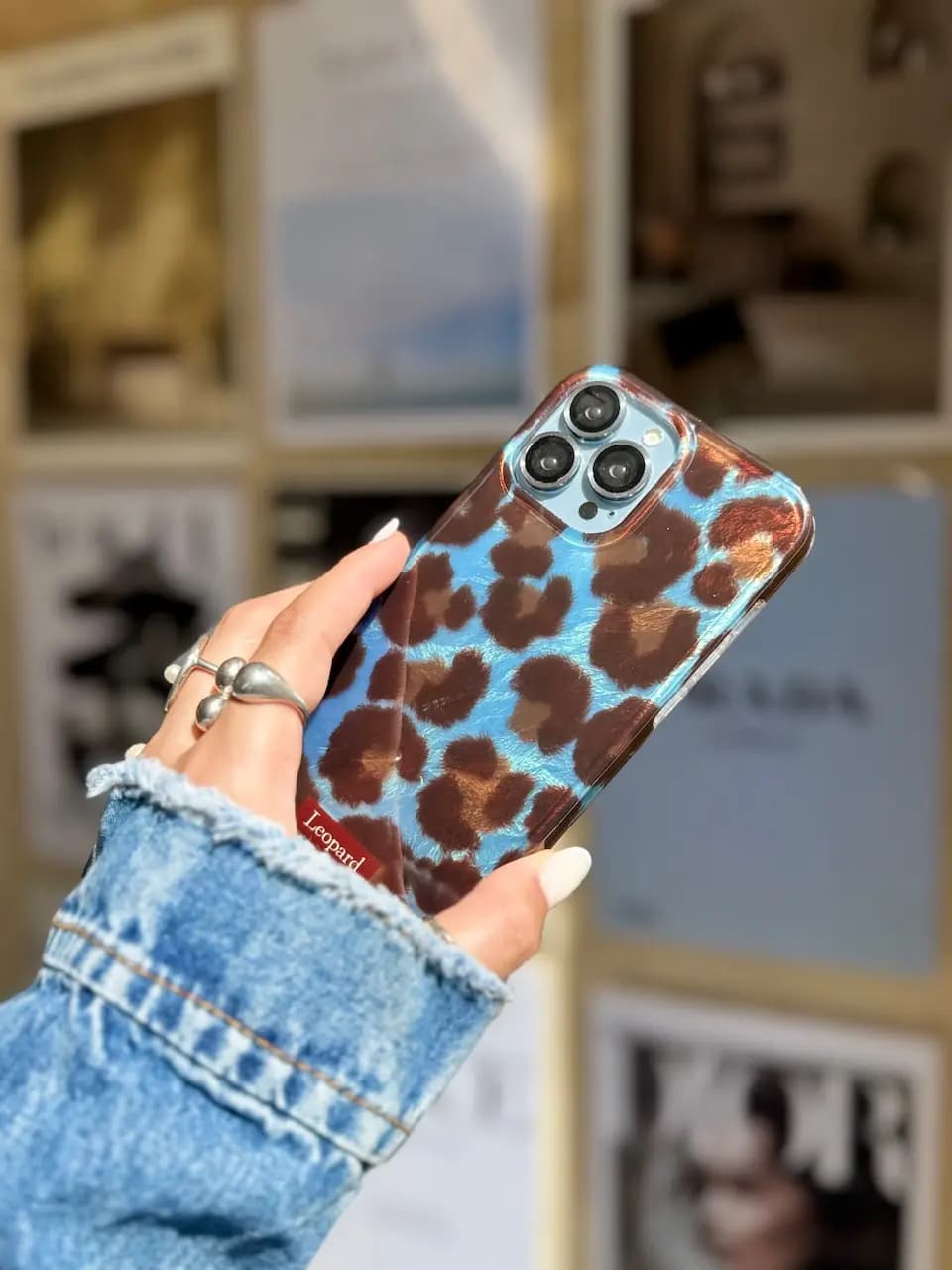 قاب Aqua Leopard آیفون (کدC2088) — تصویر ۵