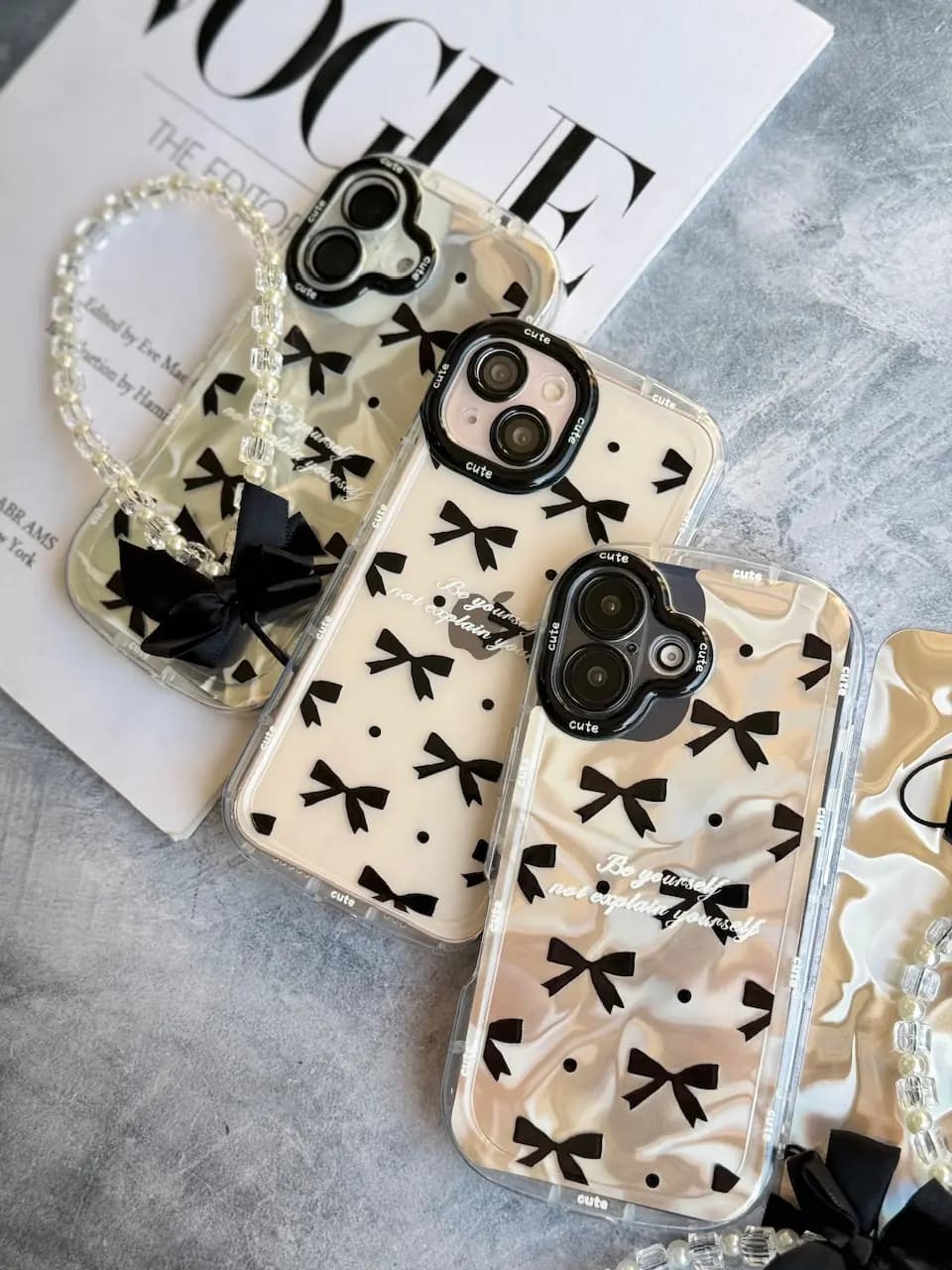 قاب Cute Bow Tie با آویز (کدC2074) — تصویر ۵