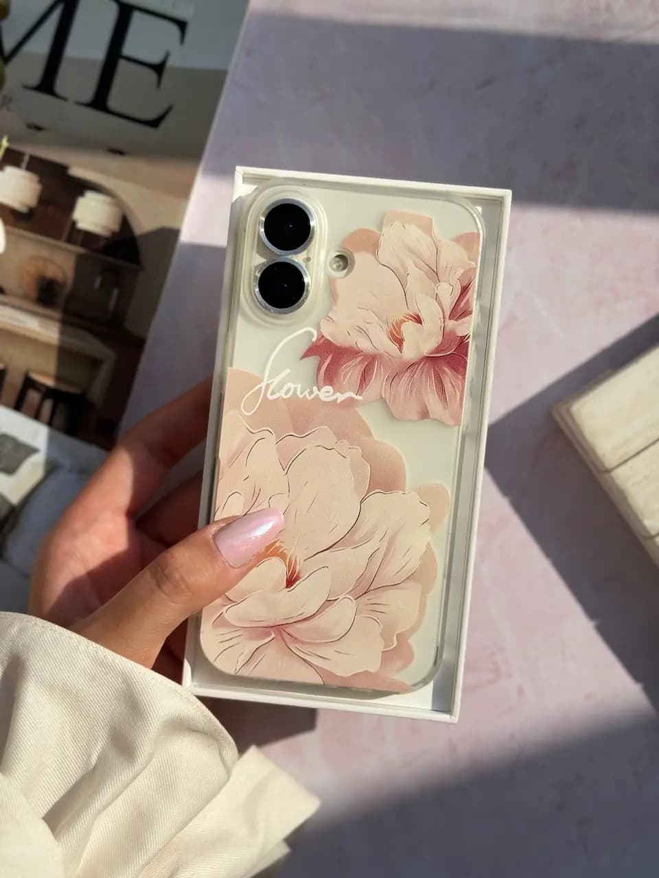 قاب Peony Flower (کدC2073) — تصویر ۱۱
