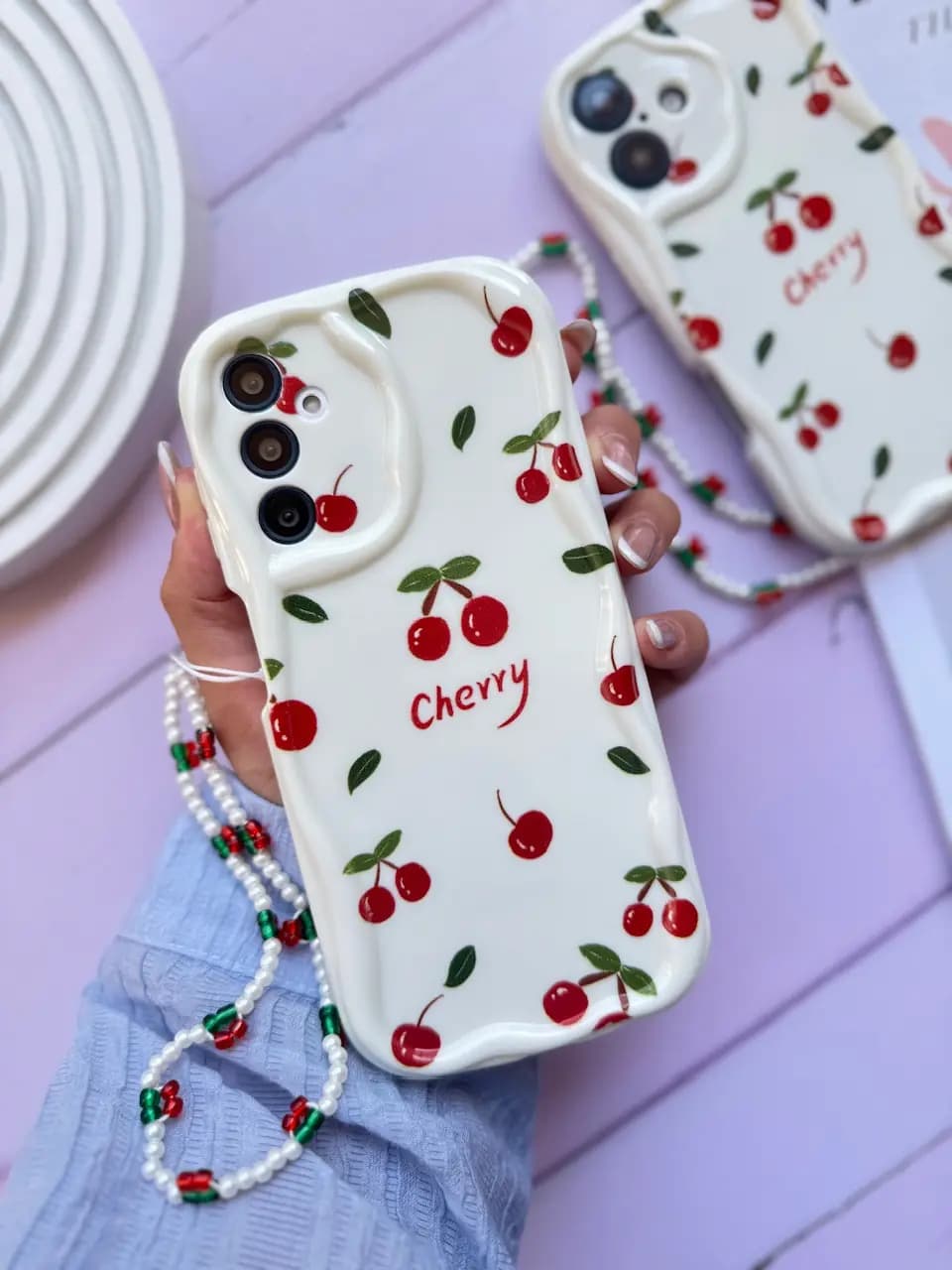 قاب Cherry با آویز آیفون ، سامسونگ ، شیائومی (کدC2044) — تصویر ۱۰