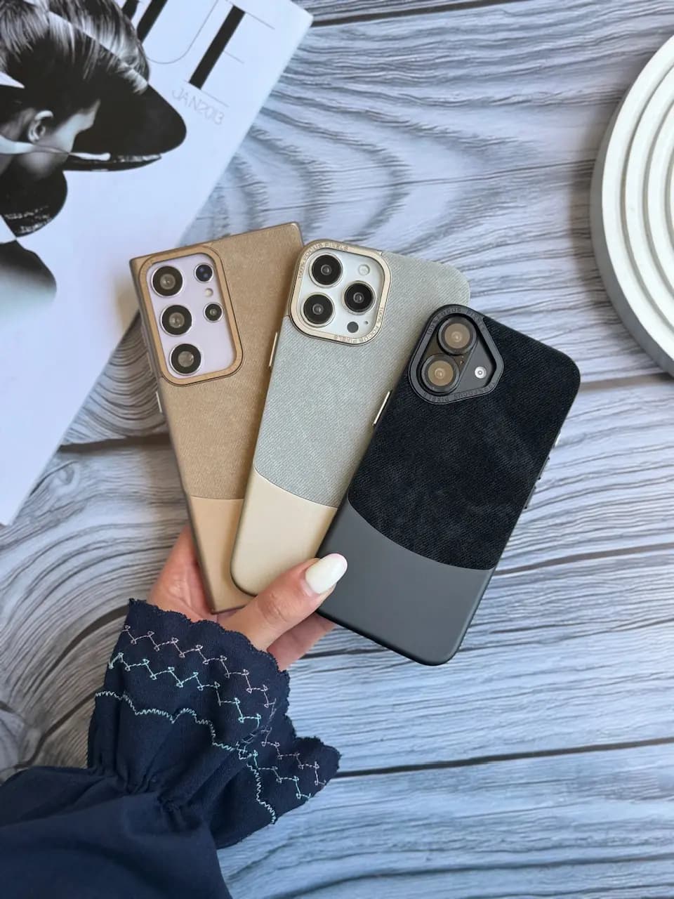 قاب Flannel Metal Case جیر متال (کدC1674) — تصویر ۸
