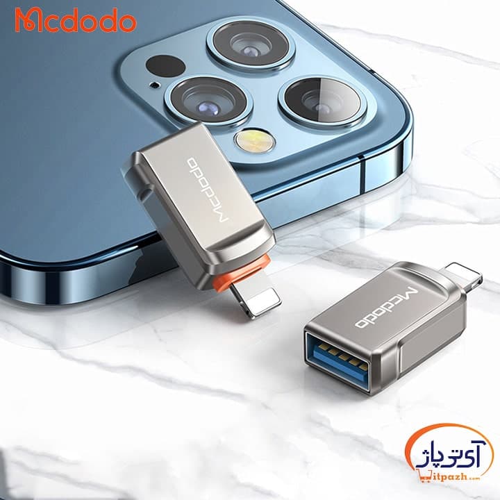 مبدل درگاه لایتنینگ به USB برند مک دودو مدل OT-8600 — تصویر ۴