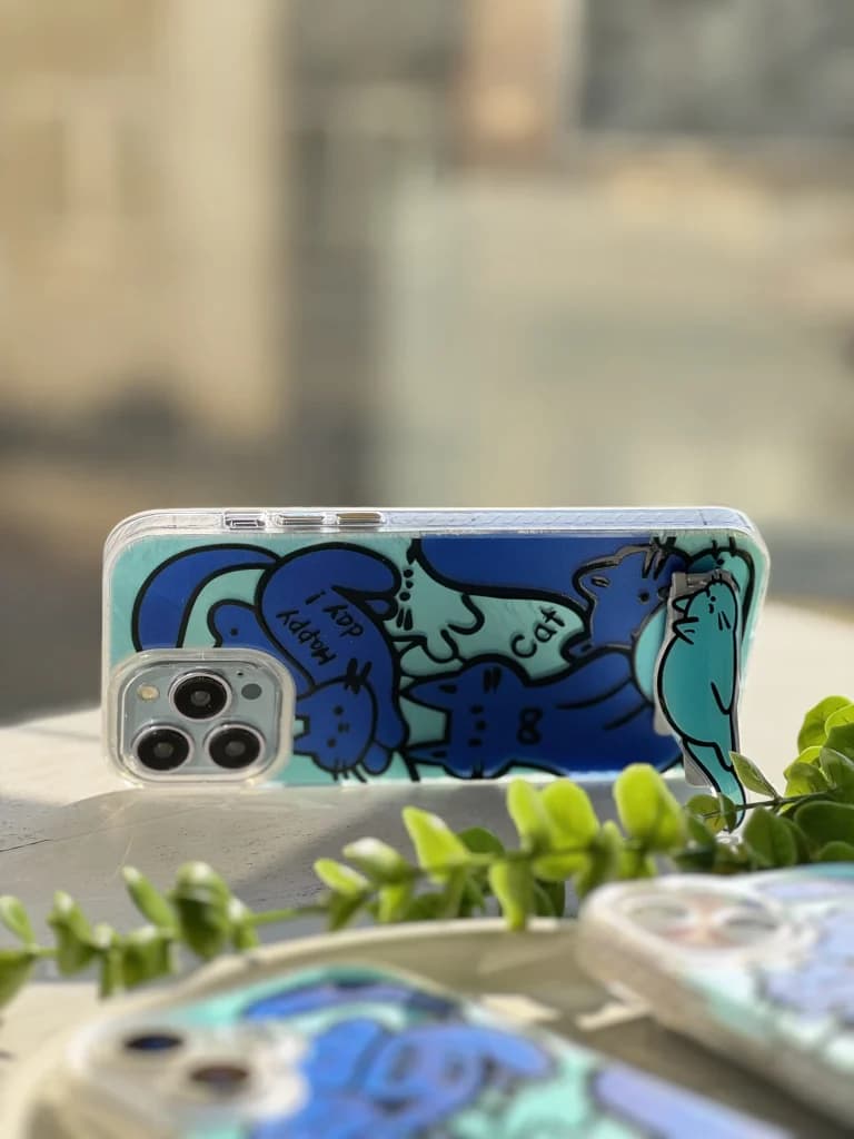 استند Happy Blue Cat (کدa0196) — تصویر ۳
