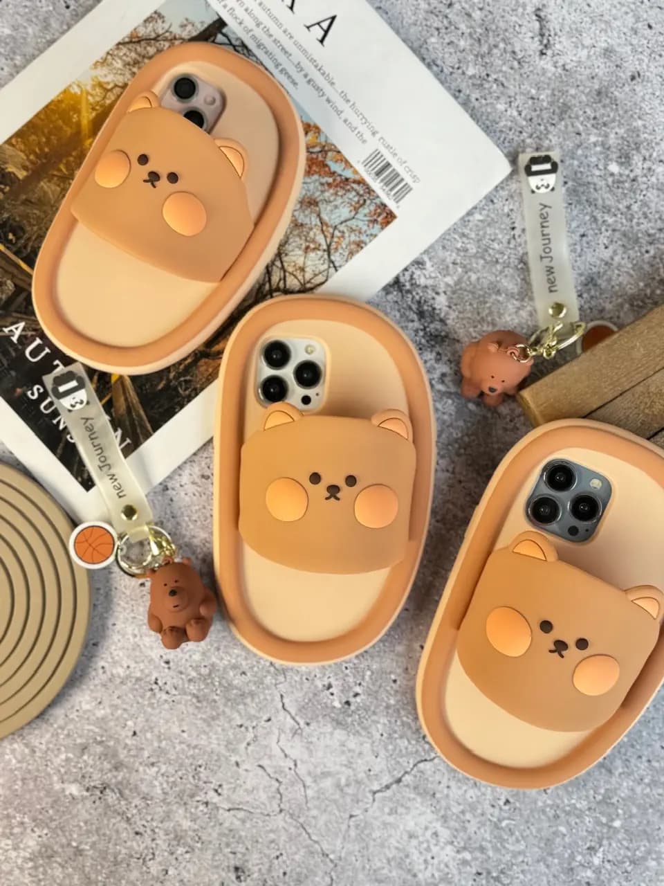 قاب دمپایی خرسی Teddy slippers (کدC1893) — تصویر ۹