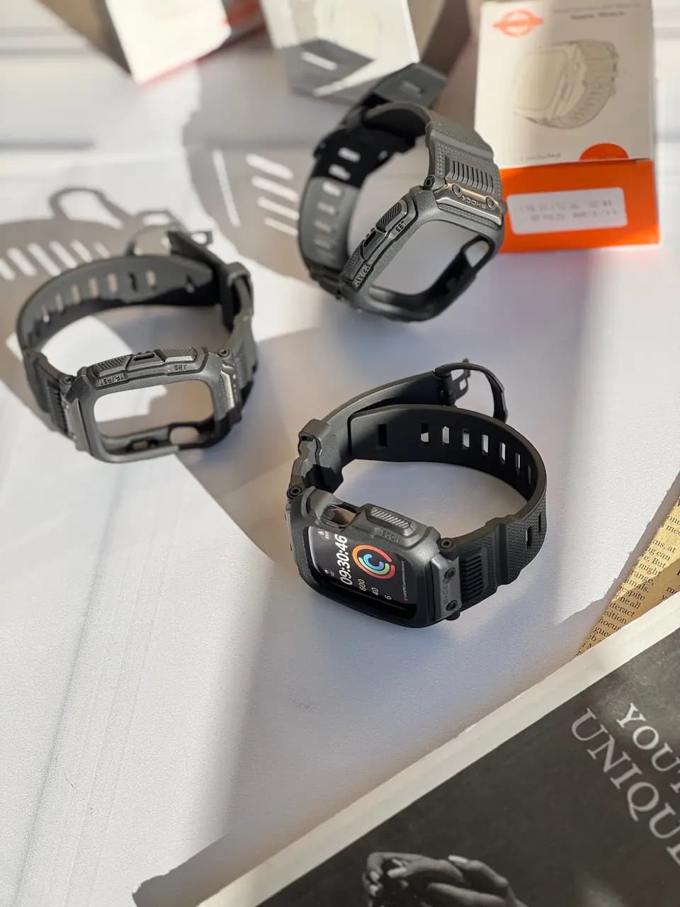 بند و گارد اپل واچ طرح G-SHOCK (کدw5044) — تصویر ۵