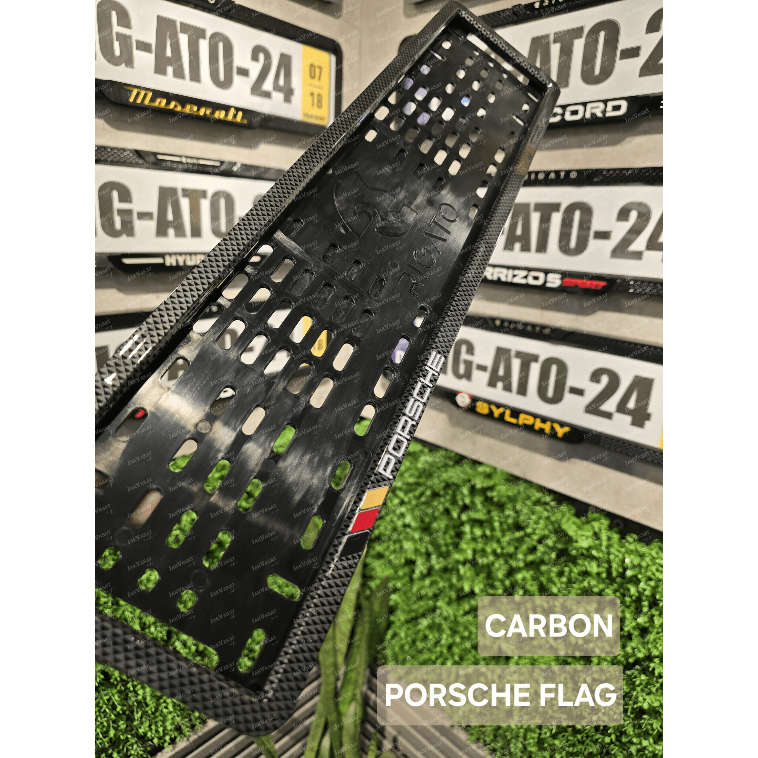 قاب‌پلاک فیبر کربن پورشه(Porsche)