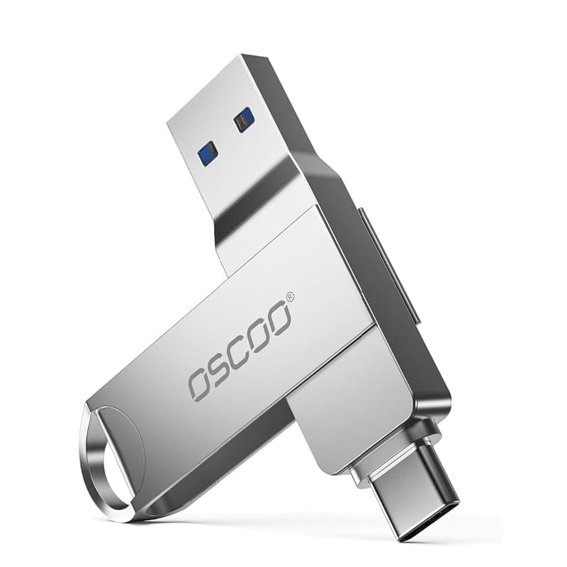 فلش مموری USB 3.1 اوسکو ظرفیت 64 گیگابایت OSCOO CU-002 Type C — تصویر ۱۲