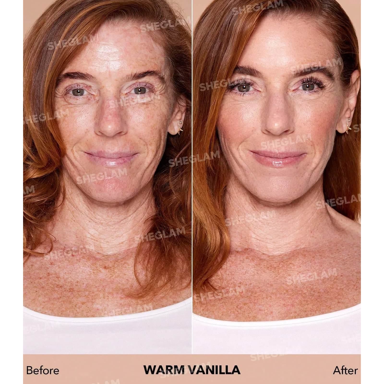 کرم پودر آبرسان رنگ Warm Vanilla شیگلم — تصویر ۸