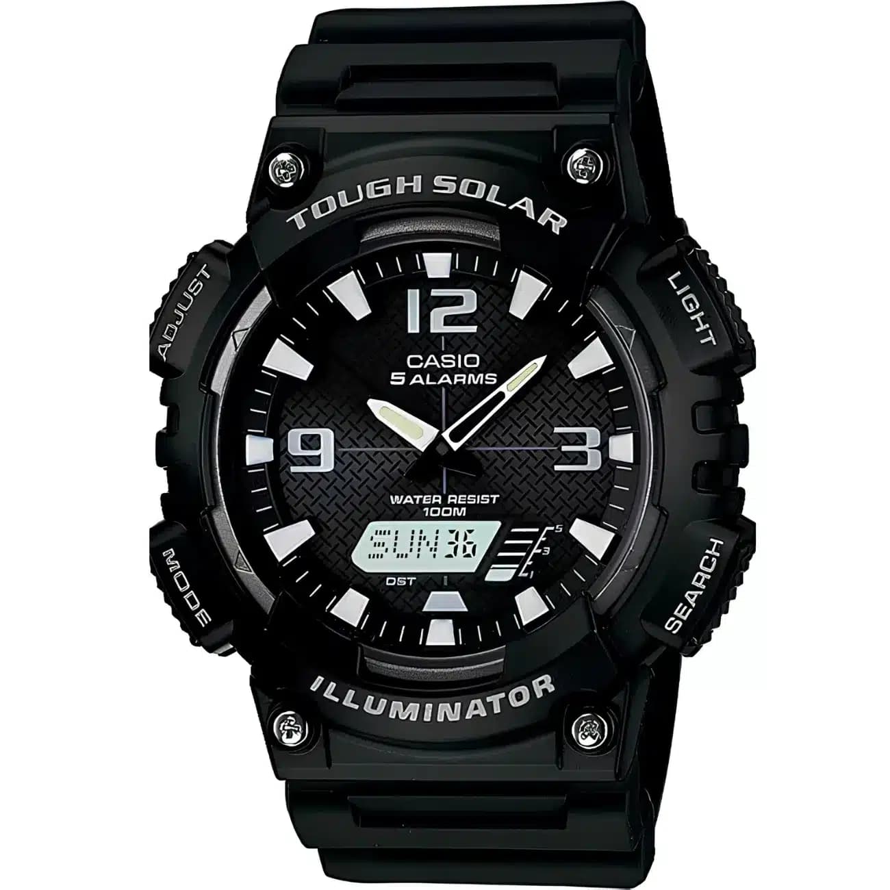 ساعت مچی مردانه کاسیو مدل AQ-S810W-1AV با شارژ خورشیدی