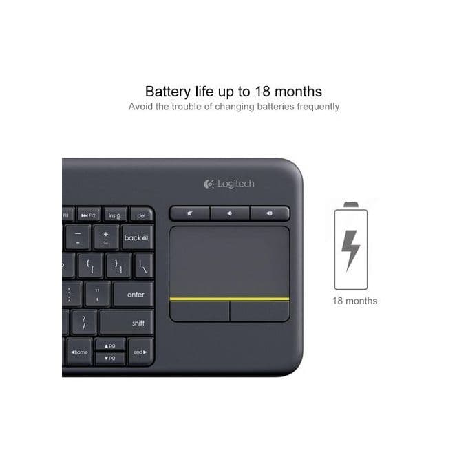 کیبورد لاجیتک مدل Logitech K400 — تصویر ۴