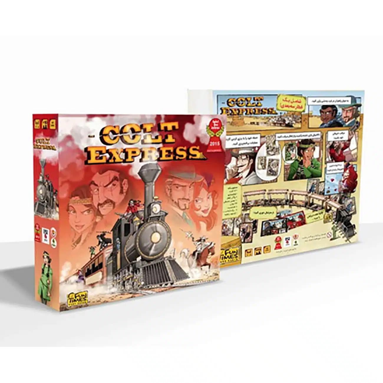 سرگرمی و بازی فکری کلت اکسپرس Colt Express مناسب 2 تا 6 نفر — تصویر ۱۲