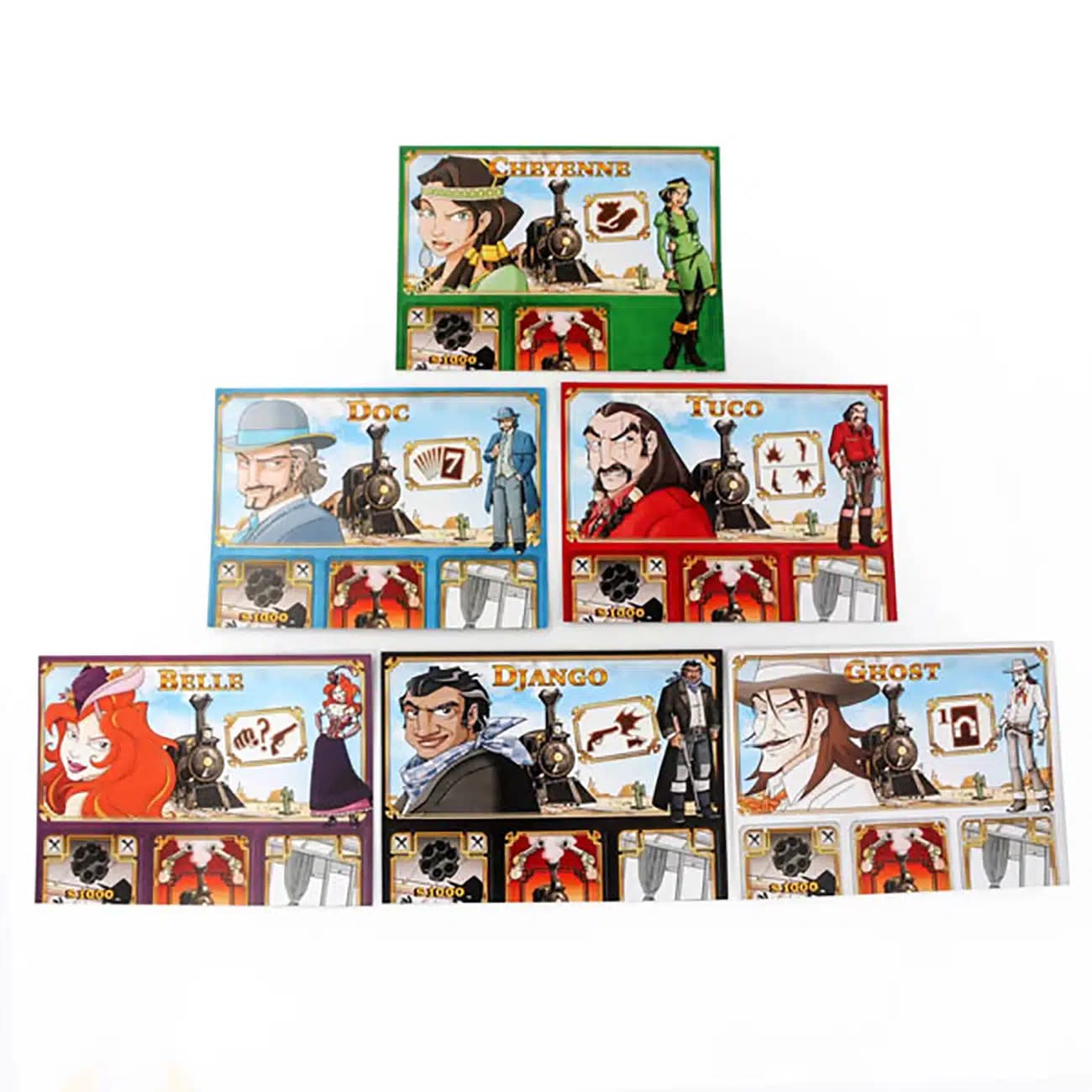 سرگرمی و بازی فکری کلت اکسپرس Colt Express مناسب 2 تا 6 نفر — تصویر ۷