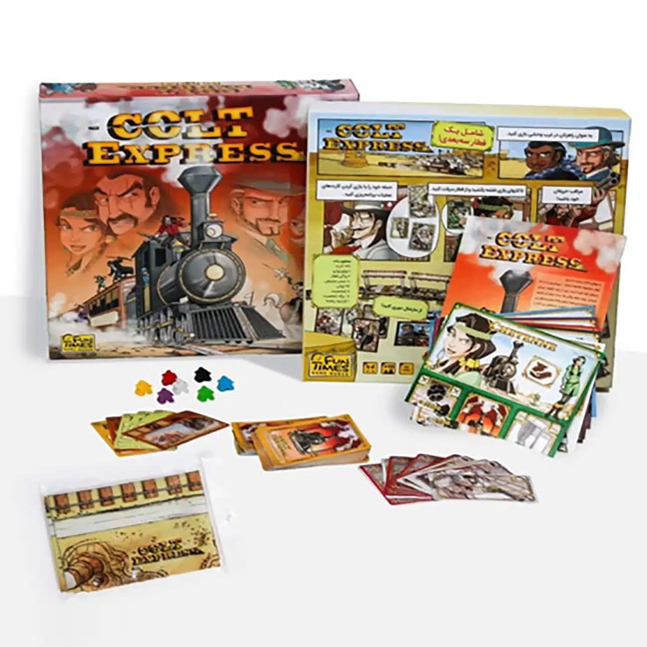 سرگرمی و بازی فکری کلت اکسپرس Colt Express مناسب 2 تا 6 نفر — تصویر ۸
