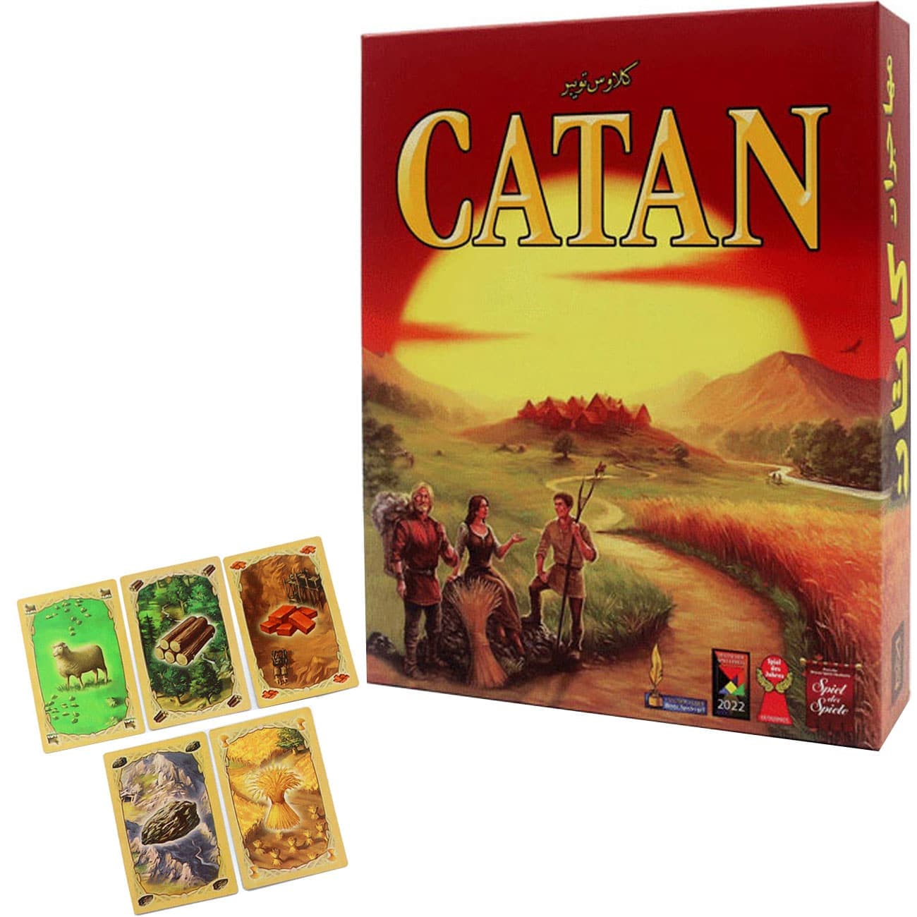 بازی فکری مهاجران کاتان گیم باکسز Game Boxes مناسب 2 تا 4 نفر — تصویر ۹