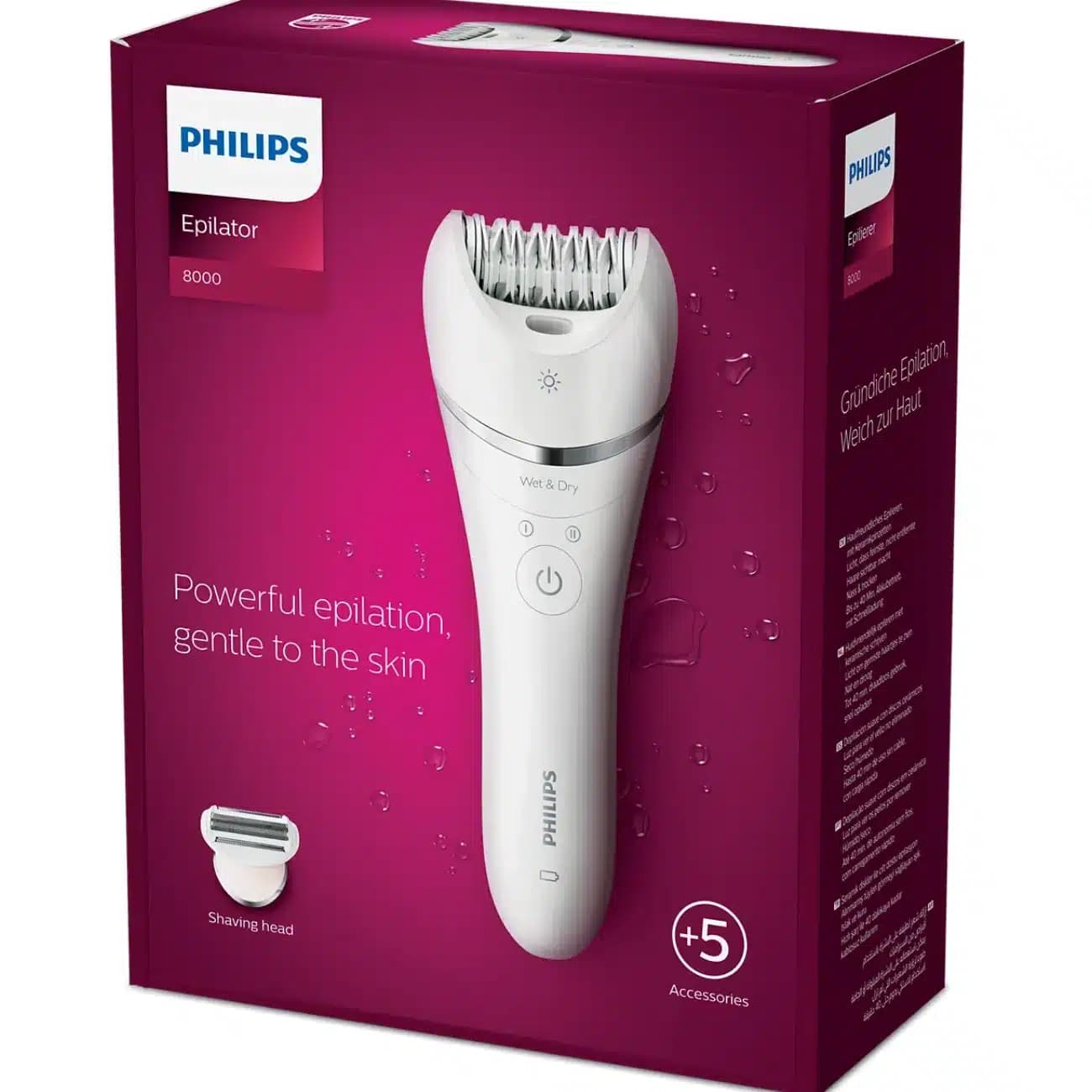 اپیلاتور فیلیپس Philips مدل BRE710 سری 8000 — تصویر ۳