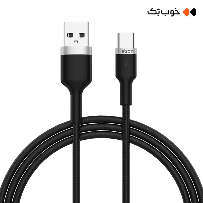 کابل شارژ USB به Type-C هترون مدل HC203B