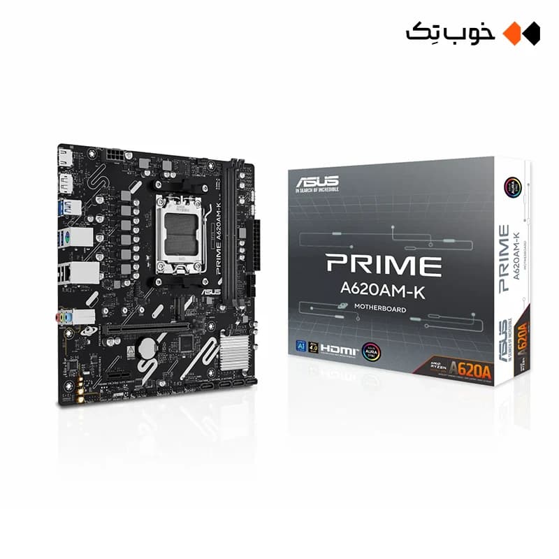 باندل مادربرد و پردازنده ASUS A620AM-K D5 + Ryzen 5 7500F — تصویر ۴