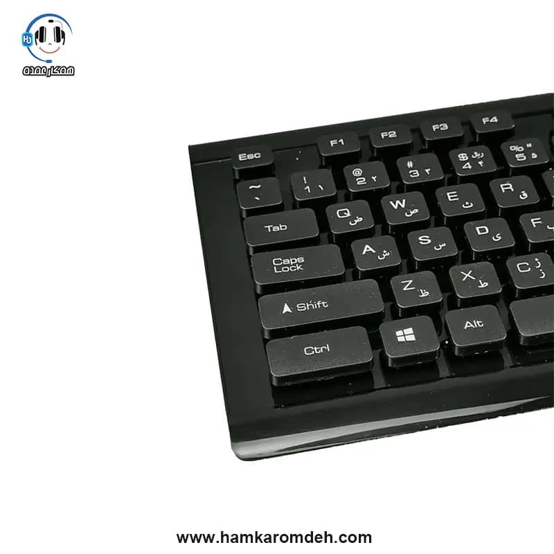 کیبورد و ماوس بی سیم TKM 7019W تسکو (TSCO) — تصویر ۳