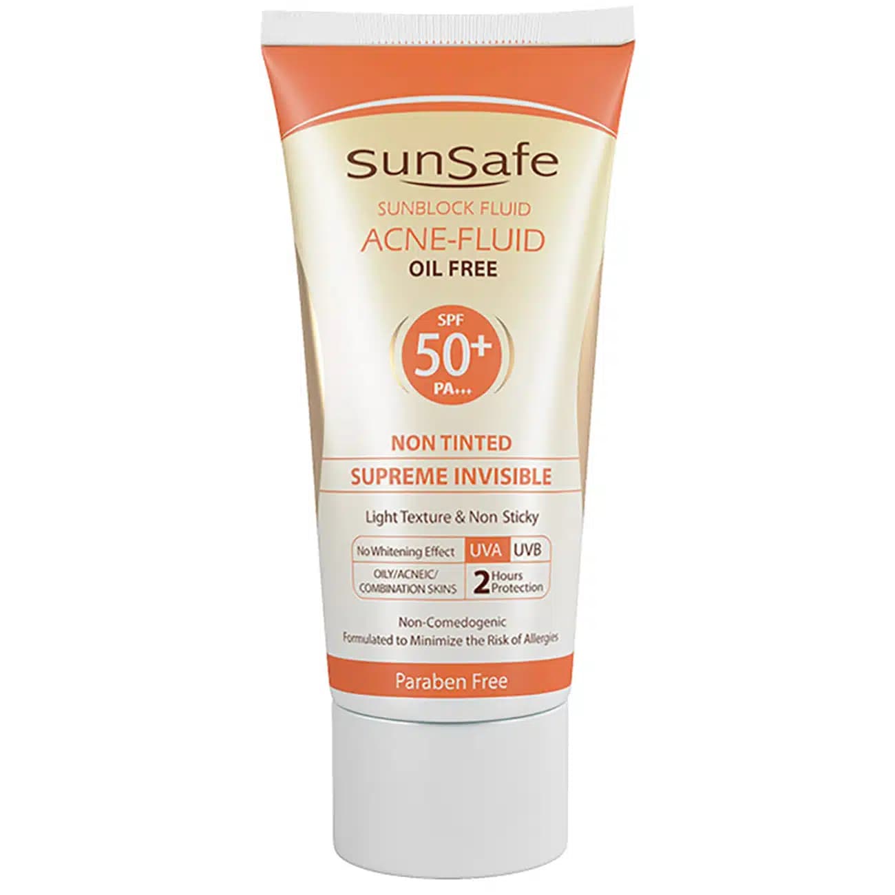 فلوئید ضد آفتاب فاقد چربی سان سیف SPF50 حجم 50 میلی‌لیتر — تصویر ۲