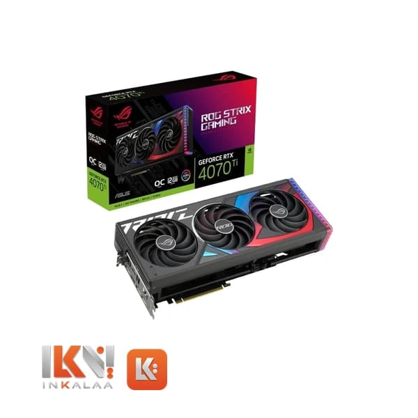 کارت گرافیک استوک ایسوس مدل ROG Strix GeForce RTX 4070 Ti حافظه 12 گیگابایت — تصویر ۲