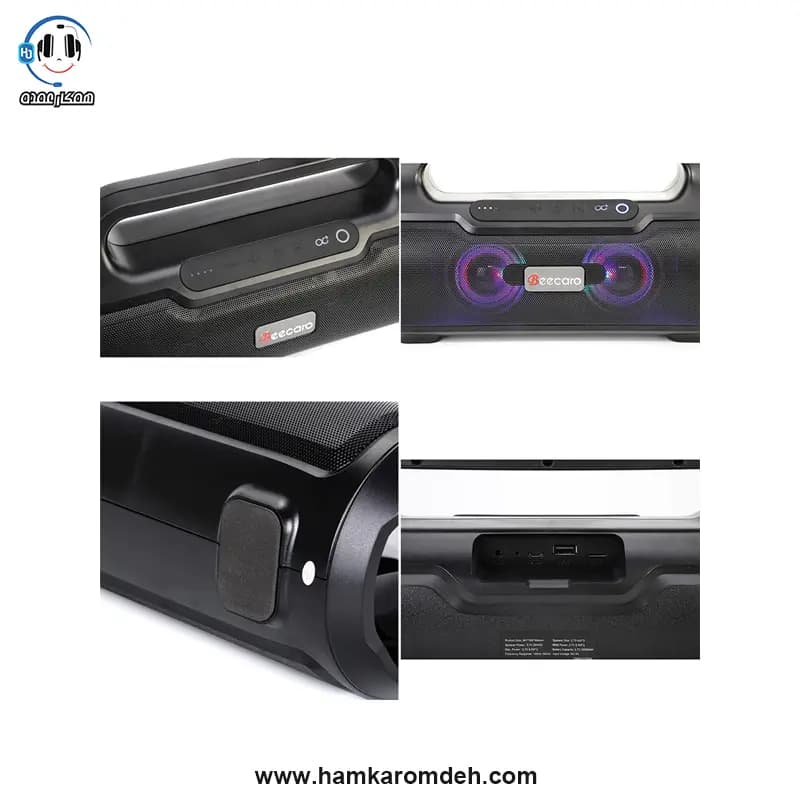 اسپیکر بلوتوثی قابل حمل BM02 بیکارو (BEECARO) — تصویر ۶