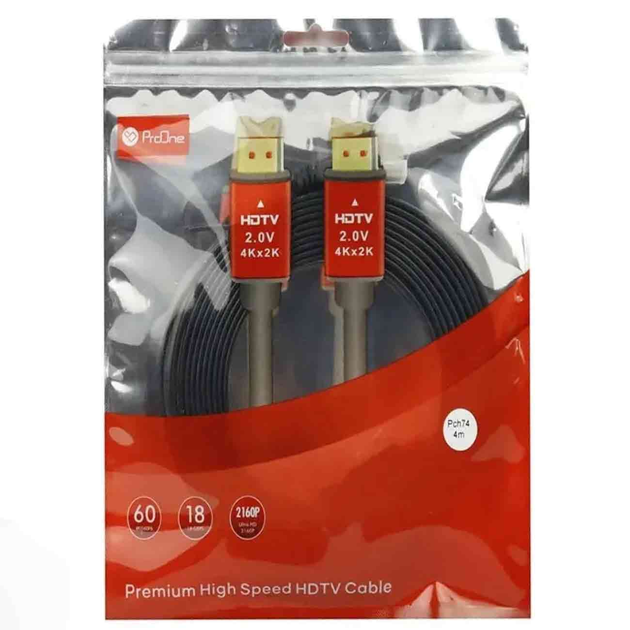 کابل HDMI پرووان ProOne مدل PCH74 طول 4 متر — تصویر ۵