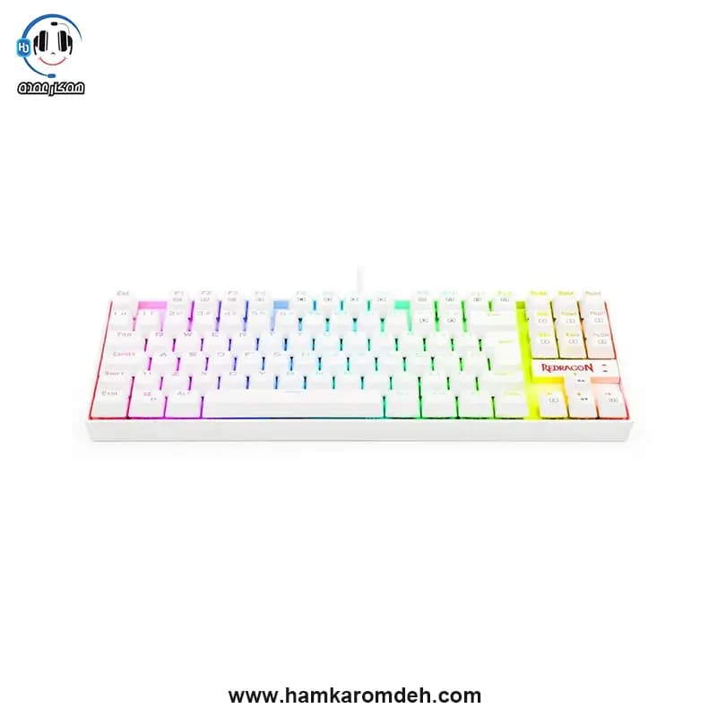 کیبورد گیمینگ سفید KUMARA Pro K552P-KBS ردراگون (Redragon) — تصویر ۳