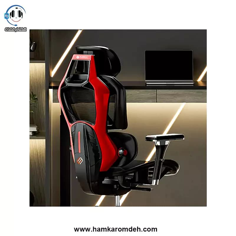صندلی گیمینگ TYPHON RED یوریکا (EUREKA) — تصویر ۹