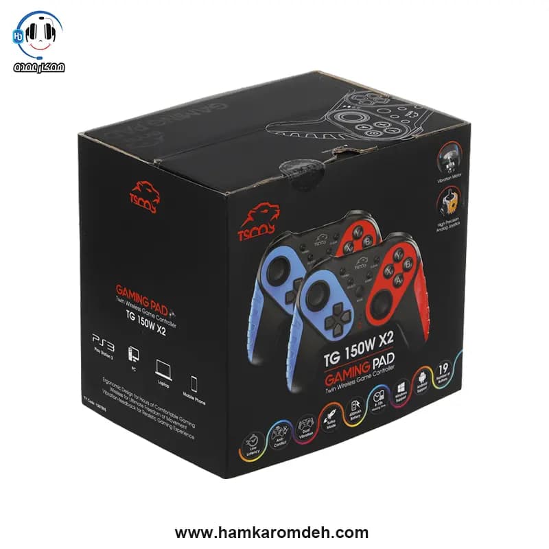دسته بازی بی سیم TG 150W X2 تسکو (TSCO) — تصویر ۶