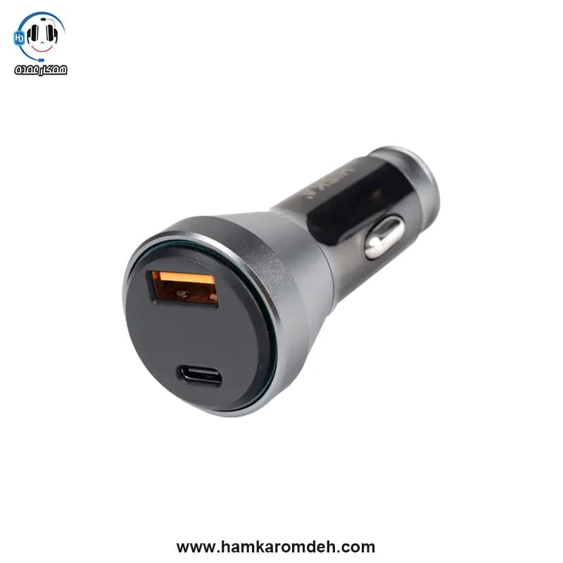 شارژر فندکی HCC-319 هیسکا (HISKA) همراه کابل USB-C — تصویر ۵