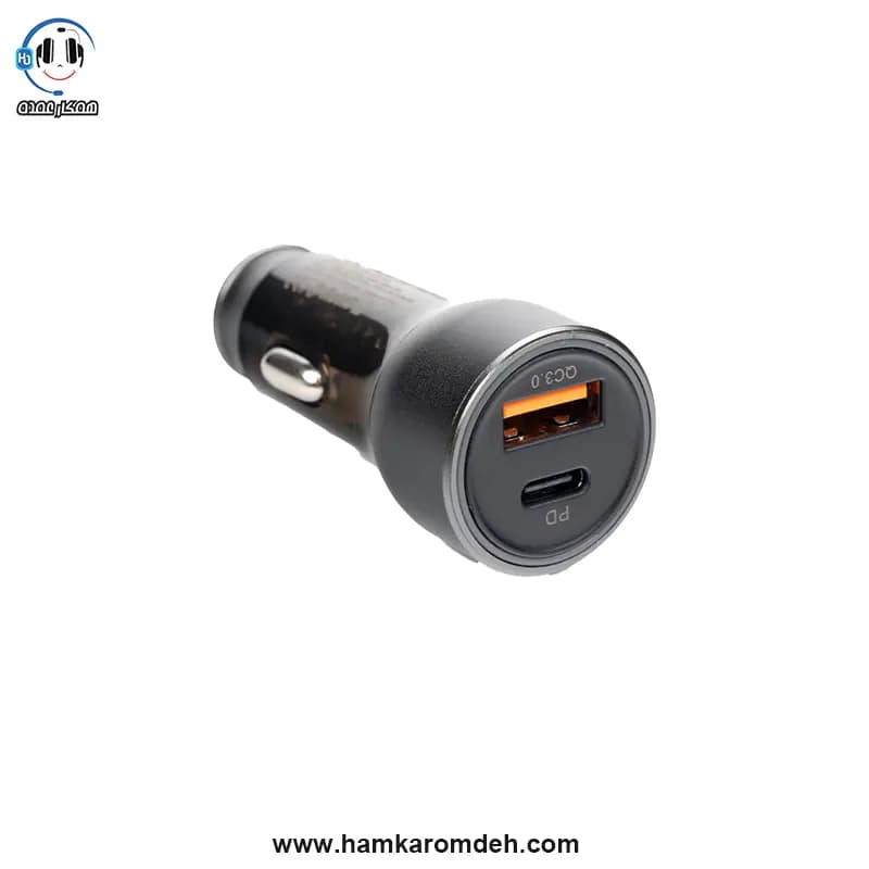 شارژر فندکی HCC-316 هیسکا (HISKA) همراه کابل USB-C — تصویر ۷