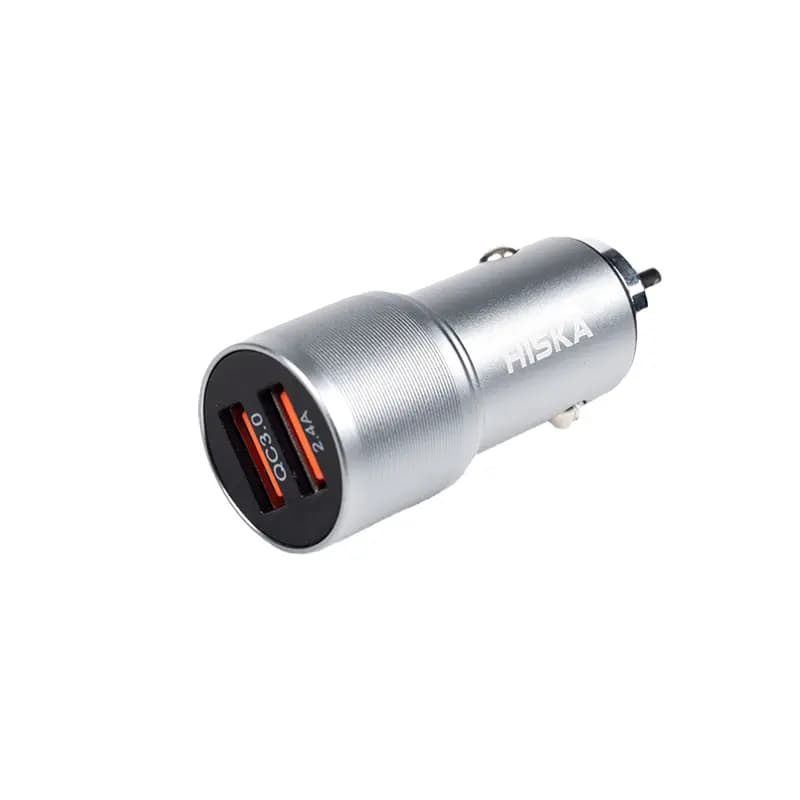 شارژر فندکی CC-309Q تایپ سی هیسکا (HISKA) همراه کابل USB-C — تصویر ۶