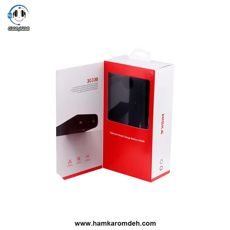 پاوربانک QI-309-PD هیسکا (HISKA) 30000 میلی آمپر — تصویر ۹
