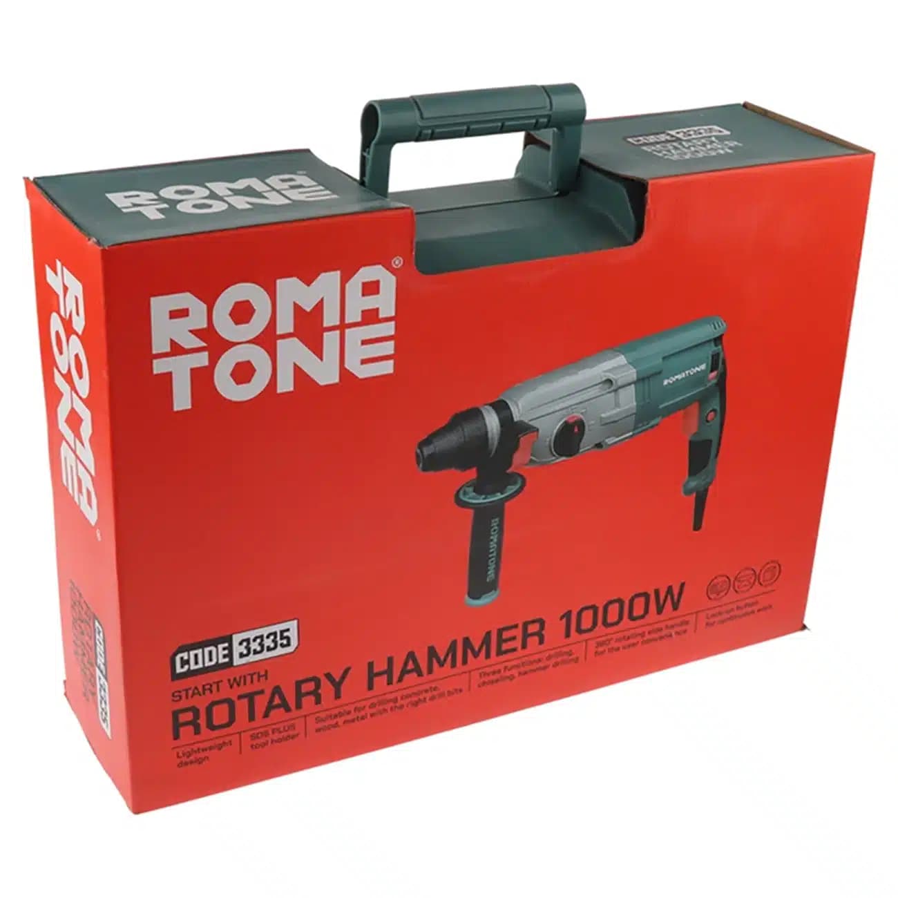 دریل بتن کن روماتون Romatone مدل 3335 — تصویر ۵