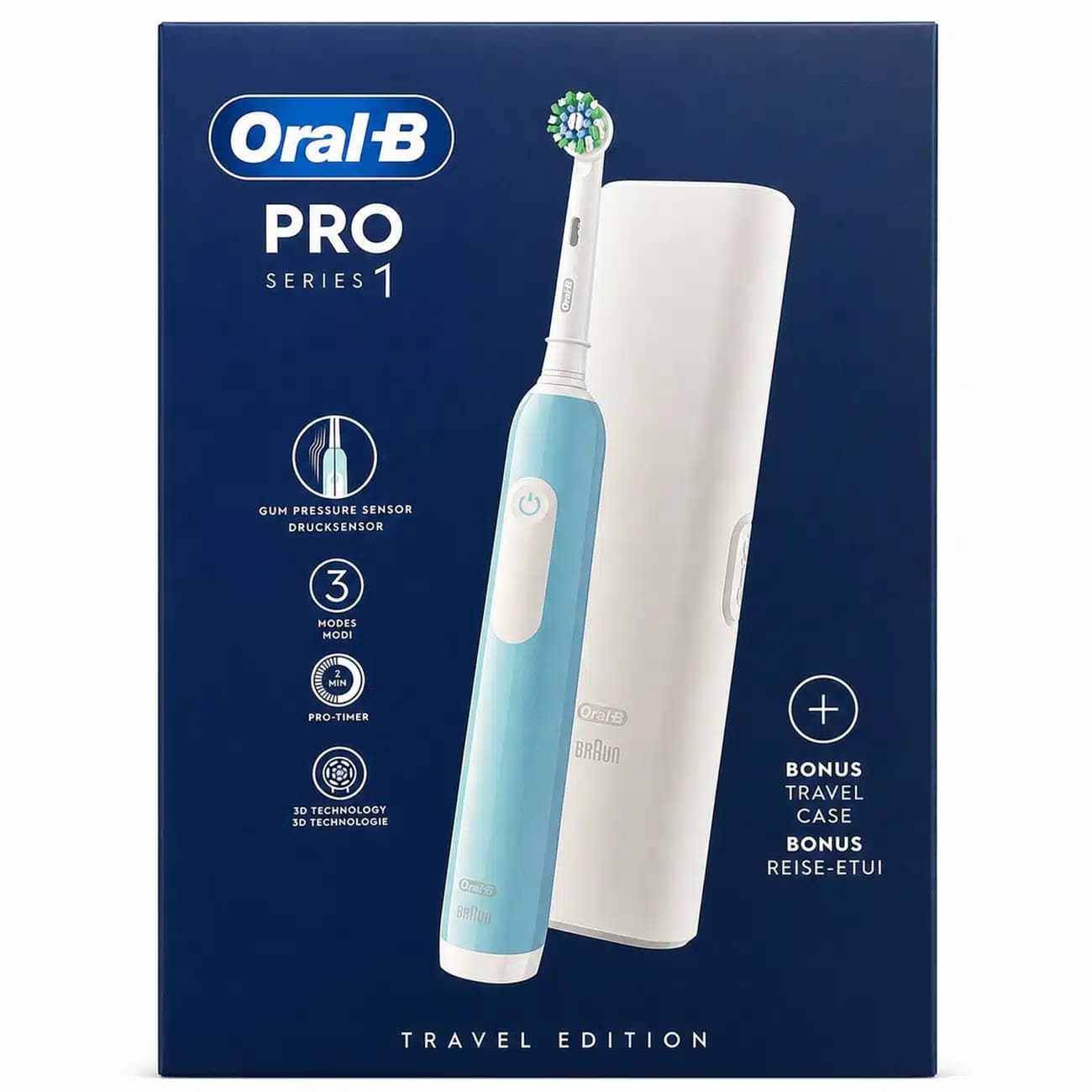 مسواک برقی اورال بی Oral-B مدل PRO SERIES 1 به همراه کیف سفری — تصویر ۱۱