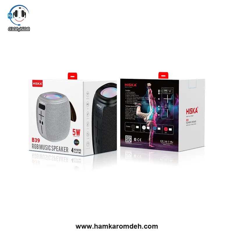 اسپیکر بلوتوثی B39 هیسکا (HISKA) — تصویر ۵