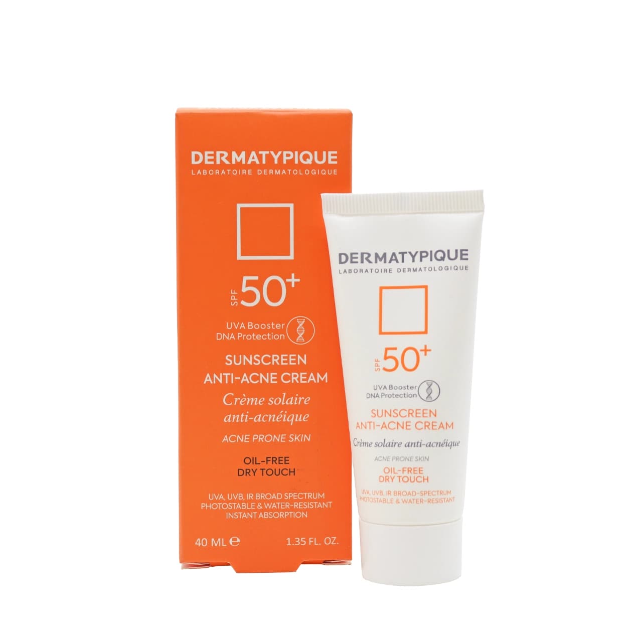 کرم ضد آفتاب پوست چرب و جوش دار SPF 50 درماتیپیک 40 میلی لیتر