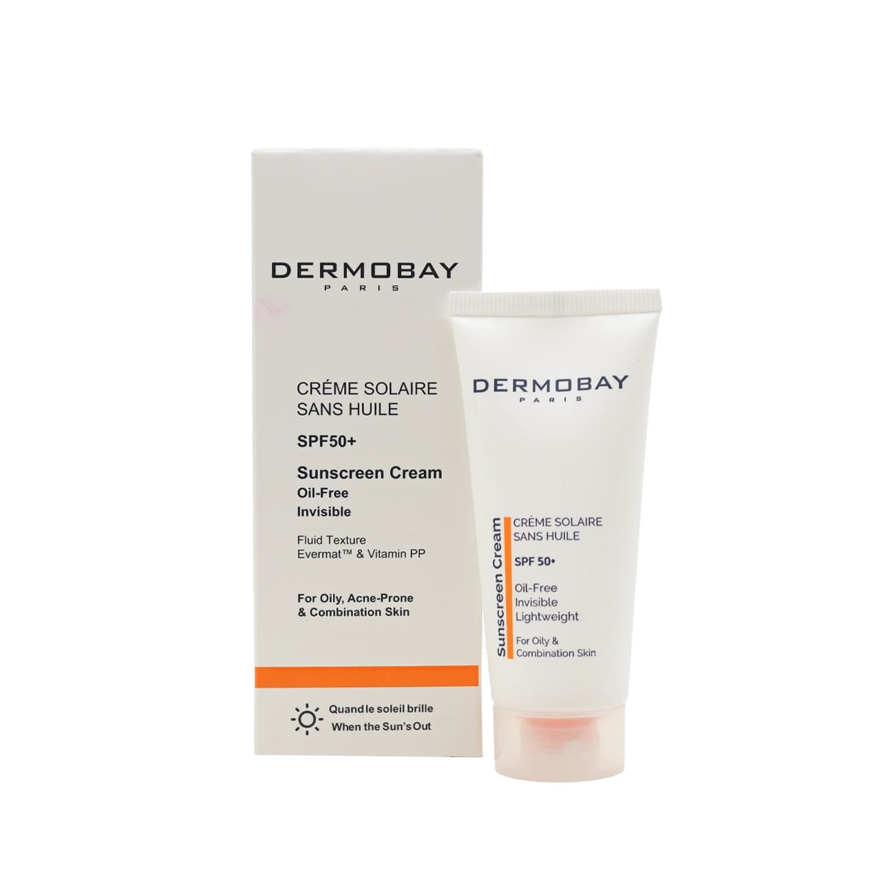 کرم ضد آفتاب فاقد چربی فلویید بی رنگ با SPF 50 درموبای