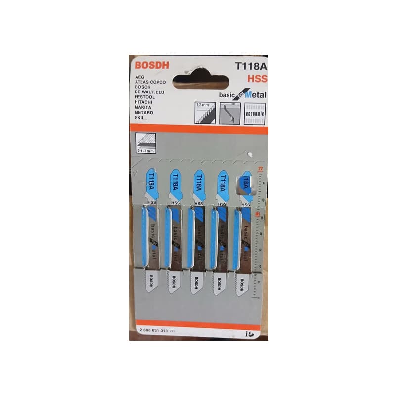تیغ اره عمود بر آهن بوش مجموعه 5 عددی مدل T118A