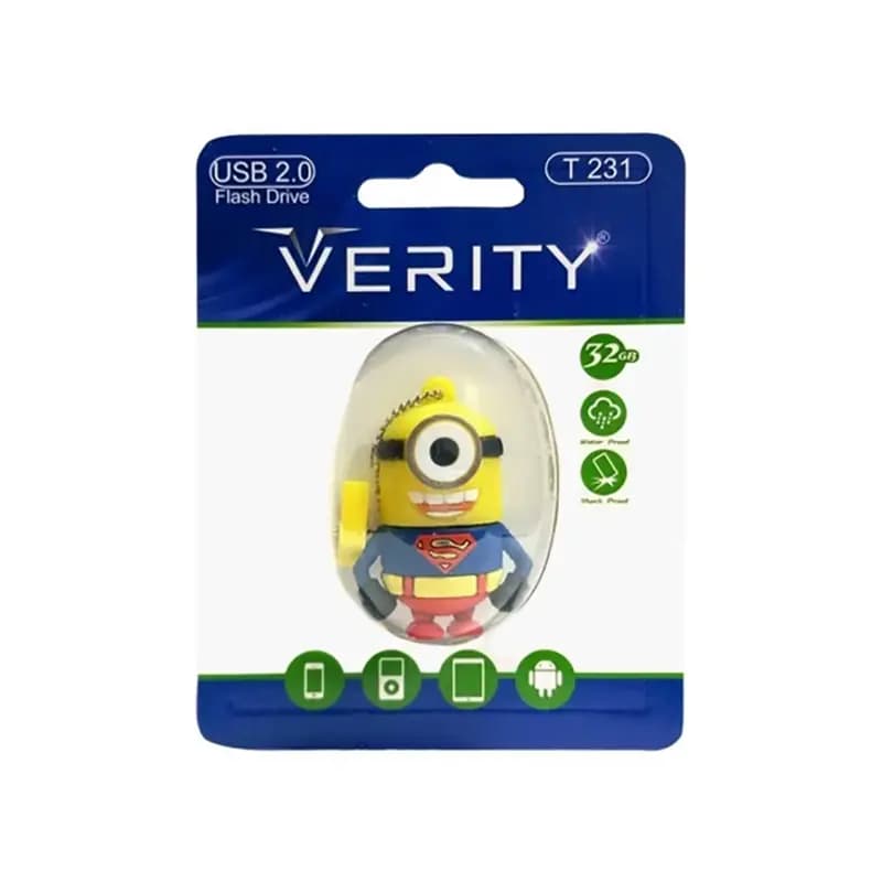 فلش عروسکی T231 وریتی 32 گیگابایت (VERITY) USB 2.0 — تصویر ۳