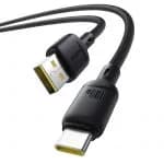 کابل فست شارژ باسئوس توان ۱۰۰ وات طول ۱ متر Silky Series USB به Type‑C — تصویر ۴