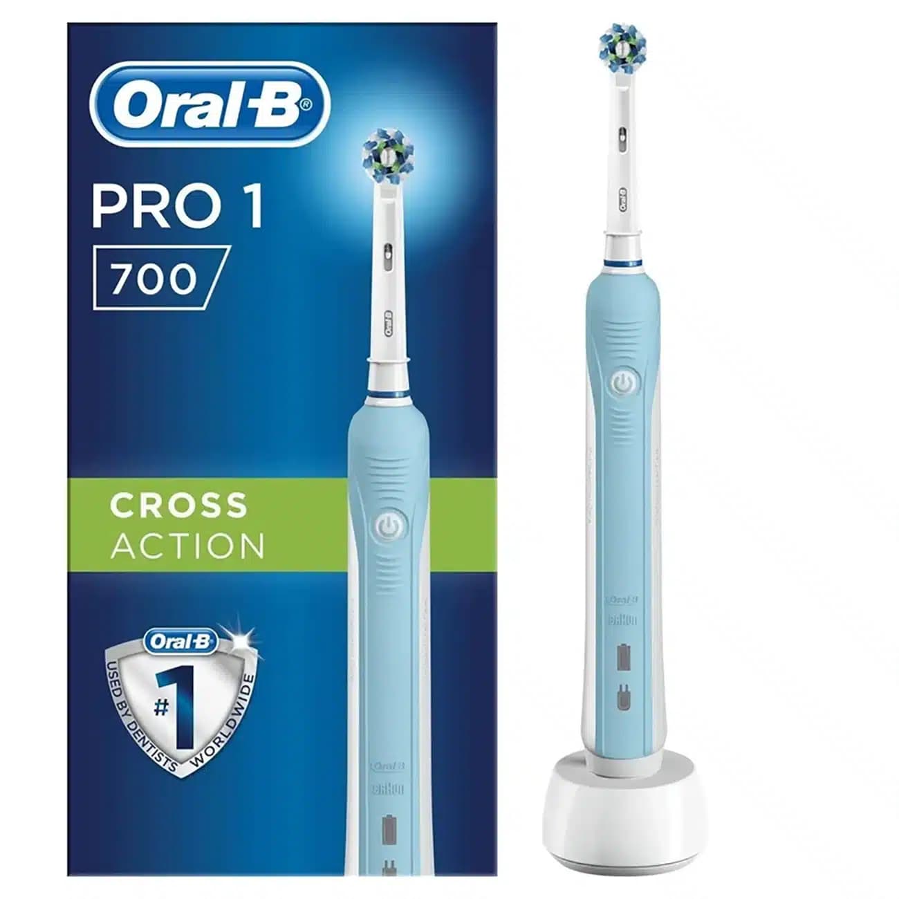 مسواک برقی اورال بی Oral-B مدل PRO1-700 کراس اکشن — تصویر ۵