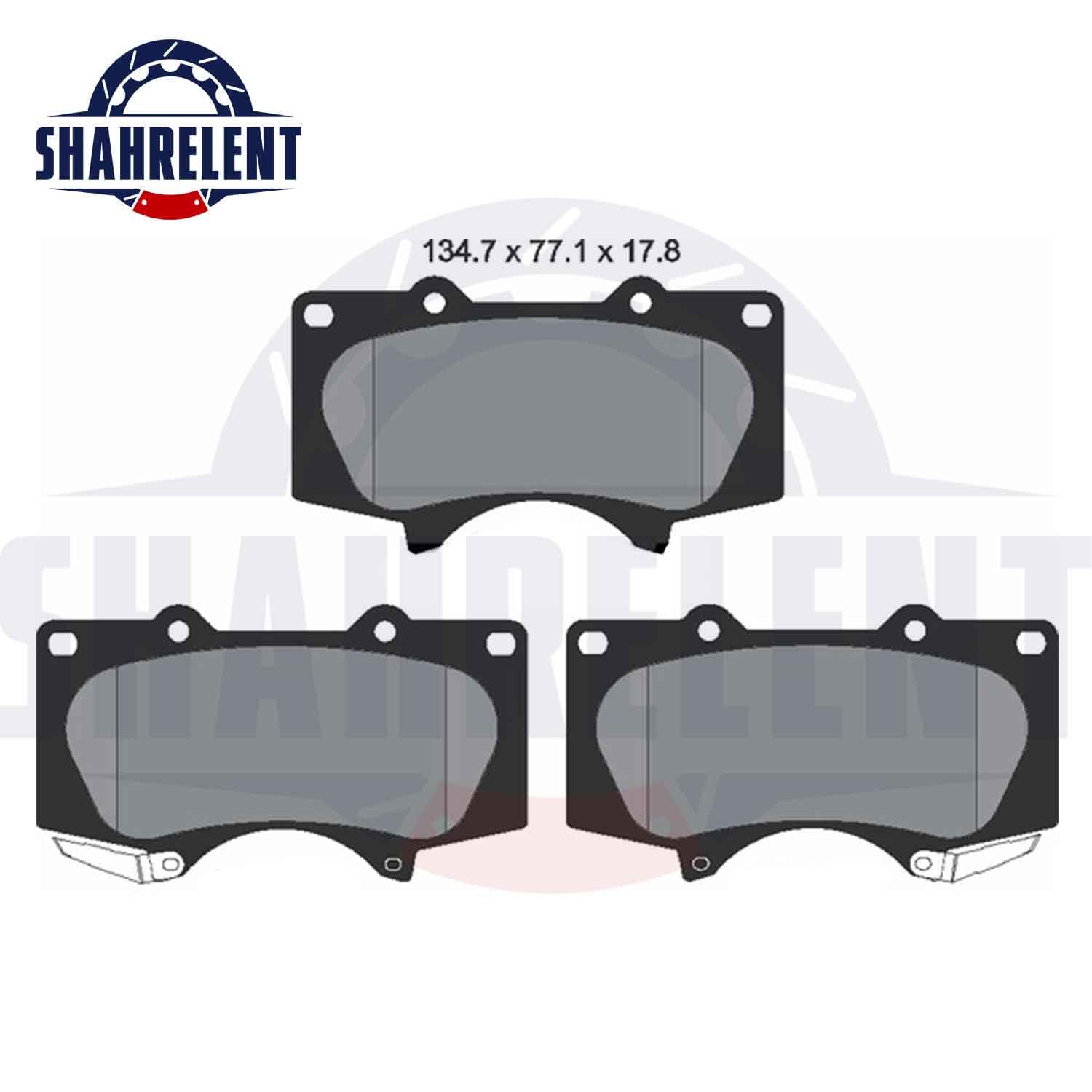 لنت ترمز جلو آمیکو آسنا برند نیشینبو (NISSHINBO) — تصویر ۷
